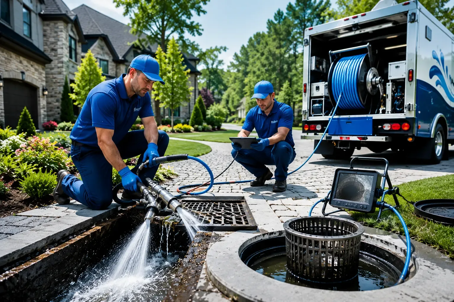 Local outdoor drain cleaning professionals in Evans, LA